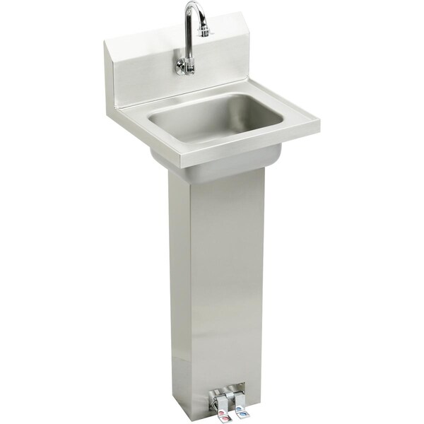 Elkay 15.5 in W x 16.75 in L x 13 in H, Stainless Steel CHSP17161 - main